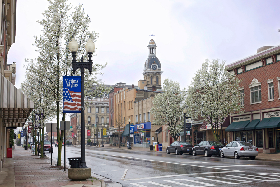 Photo down Main Street in Wayne County